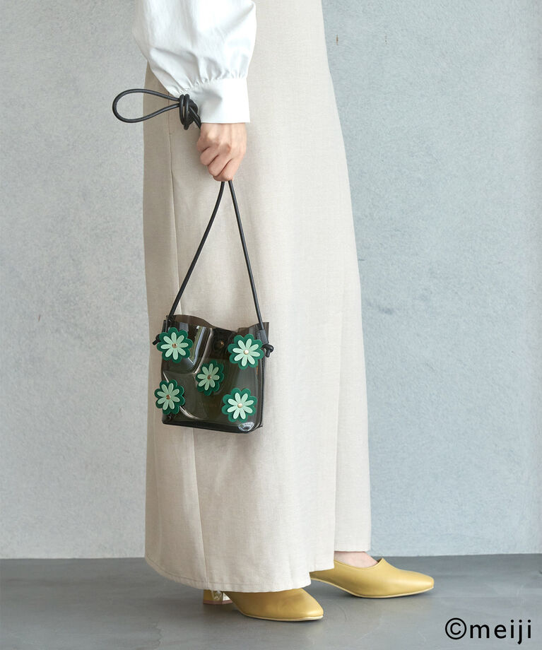 ROPE PICNIC PASSAGE「【CHELSEA×ROPE' PICNIC】ポーチ付きフラワークリアバッグ」|ショルダー・メッセンジャー|