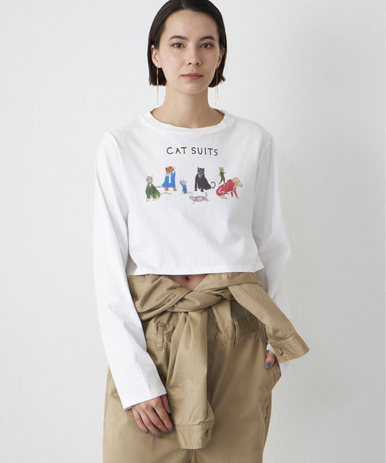  「【UNFORTUNATE PORTRAIT】Cat SuitsTシャツ」|Tシャツ・カットソー|