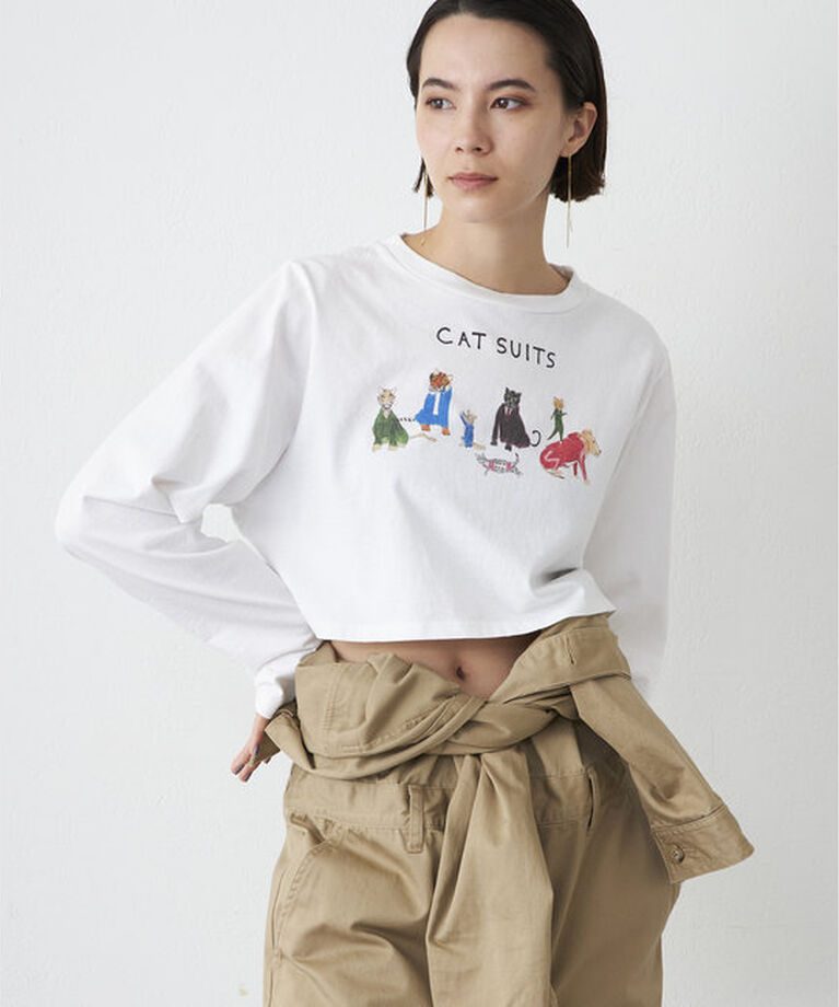  「【UNFORTUNATE PORTRAIT】Cat SuitsTシャツ」|Tシャツ・カットソー|