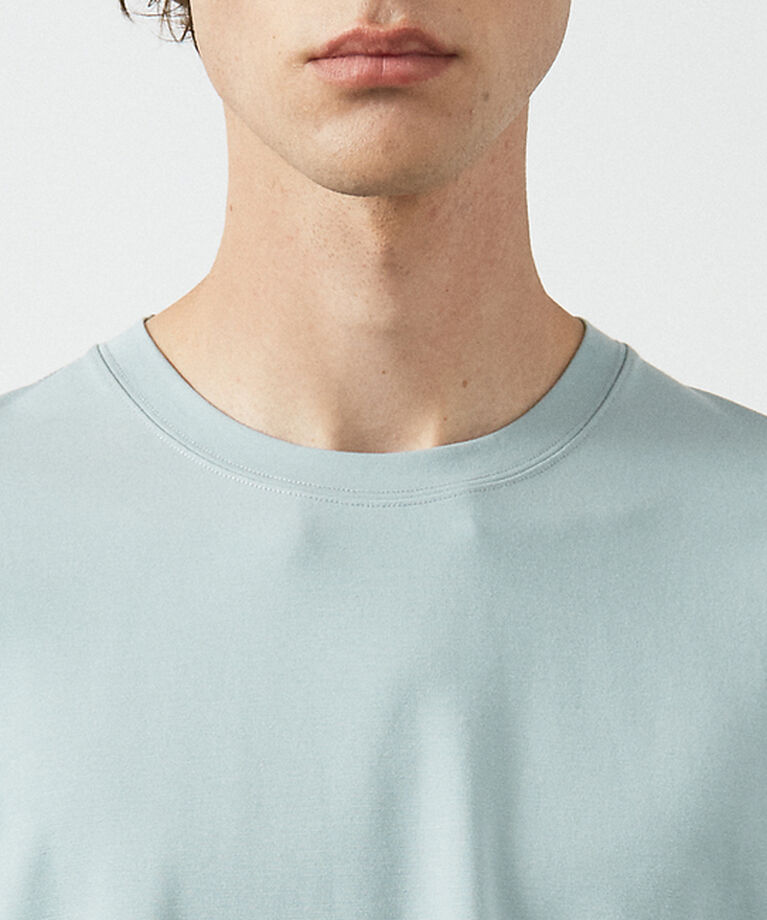 ABAHOUSE「【定番】ドレスポンチ クルーネック 半袖Tシャツ / ストレッチ 冷涼感」|Tシャツ・カットソー|