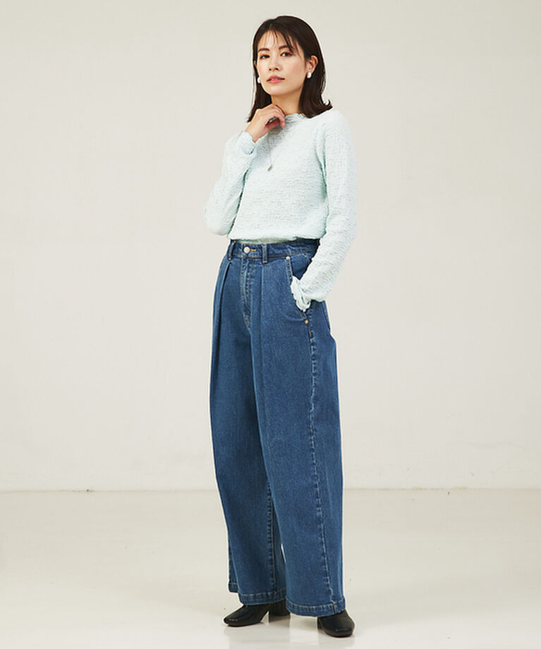 abahouse mavie「シャーリングメロープルオーバー」|シャツ・ブラウス|