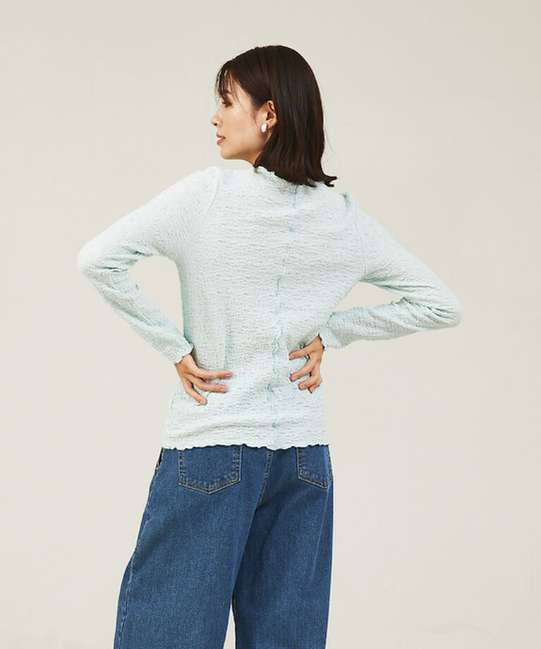 abahouse mavie「シャーリングメロープルオーバー」|シャツ・ブラウス|