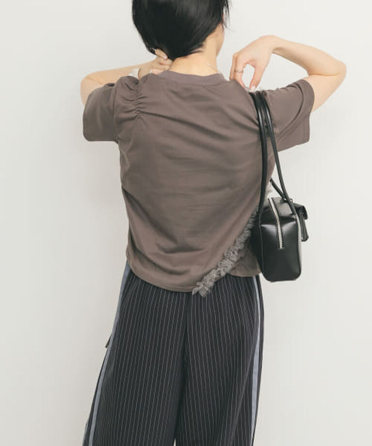  「KBF シャーリングフリルTEE」|Tシャツ・カットソー|