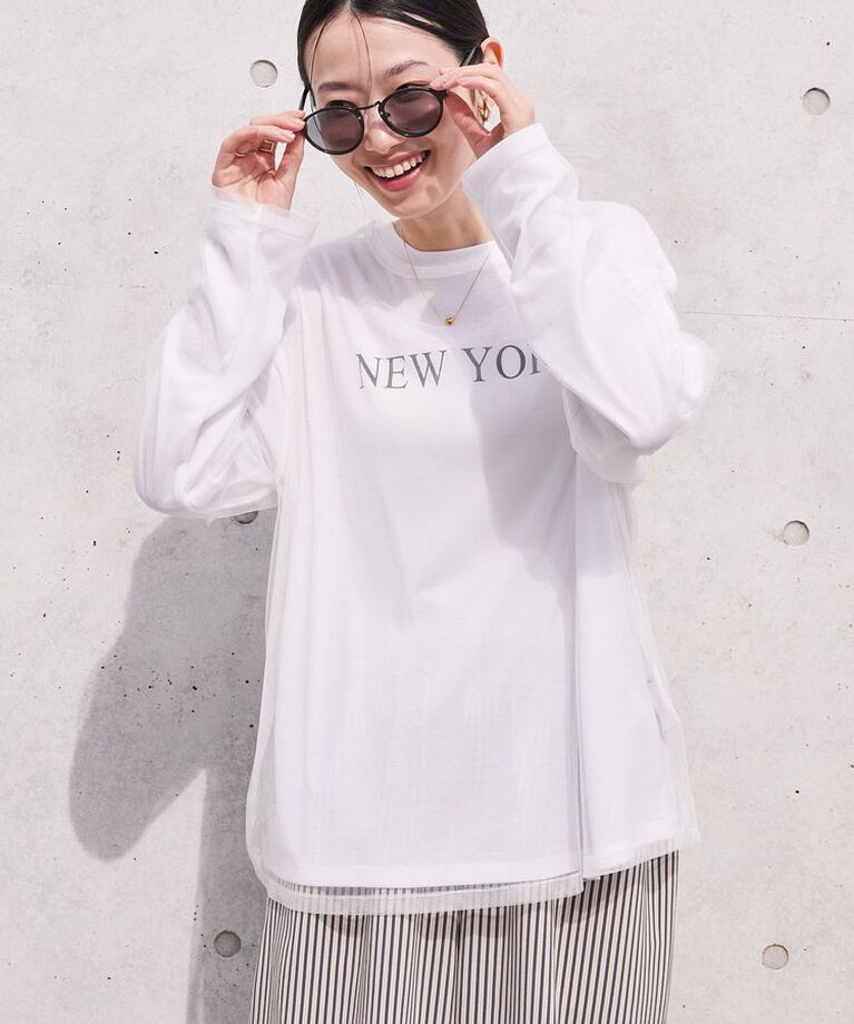 AMERICAN HOLIC「SET チュールT+ロゴT」|Tシャツ・カットソー|