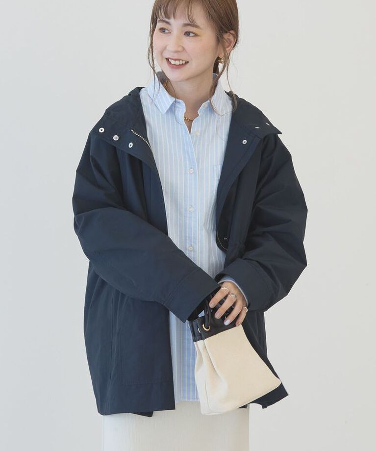 AMERICAN HOLIC「花粉防止撥水加工マウンテンパーカー」|ブルゾン・スタジャン|Navy
