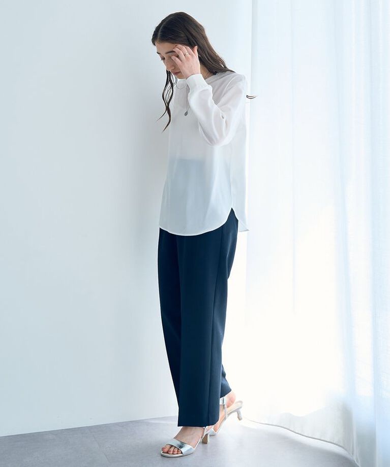 YECCA VECCA「ジョーゼットTeeブラウス」|シャツ・ブラウス|