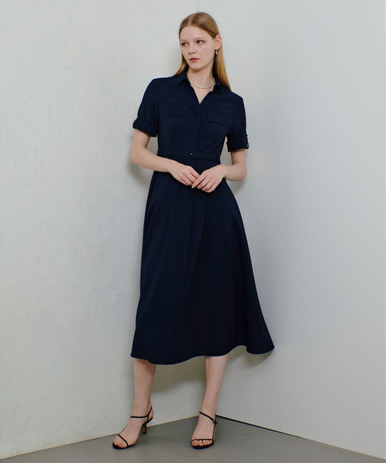 allureville「サッカースキッパーターンバックワンピース」|ワンピース|