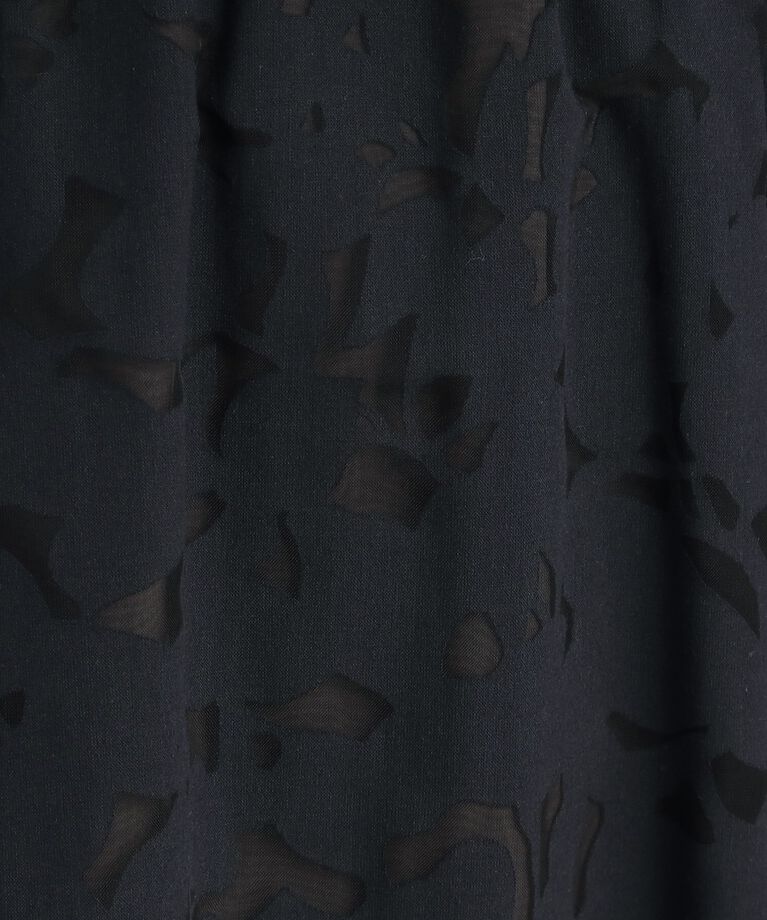 Reflect「【SALE／手洗い可】フラワー柄タックフレアスカート」|スカート|