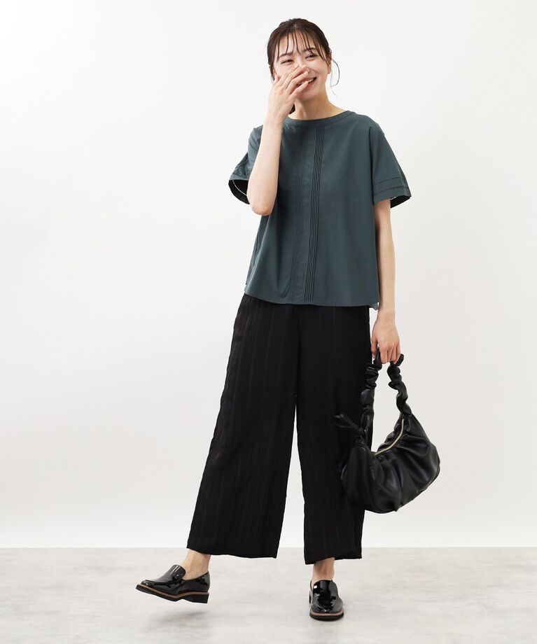 Reflect「【SALE／E‐QUALITY／手洗い可】ストライプワイドストレートパンツ」|その他|