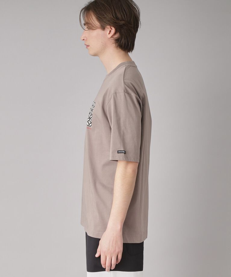 DRESSTERIOR「【接触冷感/UVカット】BACK BREEZE TECH オーバーラップサークルプリントTシャツ」|Tシャツ・カットソー|