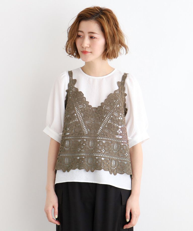 grove「刺繍ビスチェ×ブラウスSET」|その他|