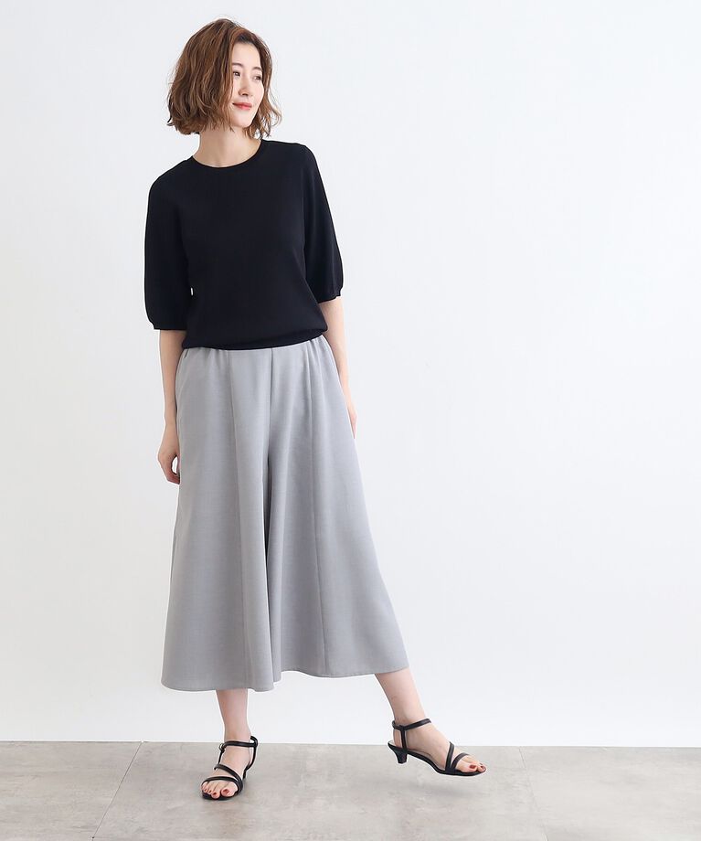 grove「麻調フレアスカートパンツ」|その他|