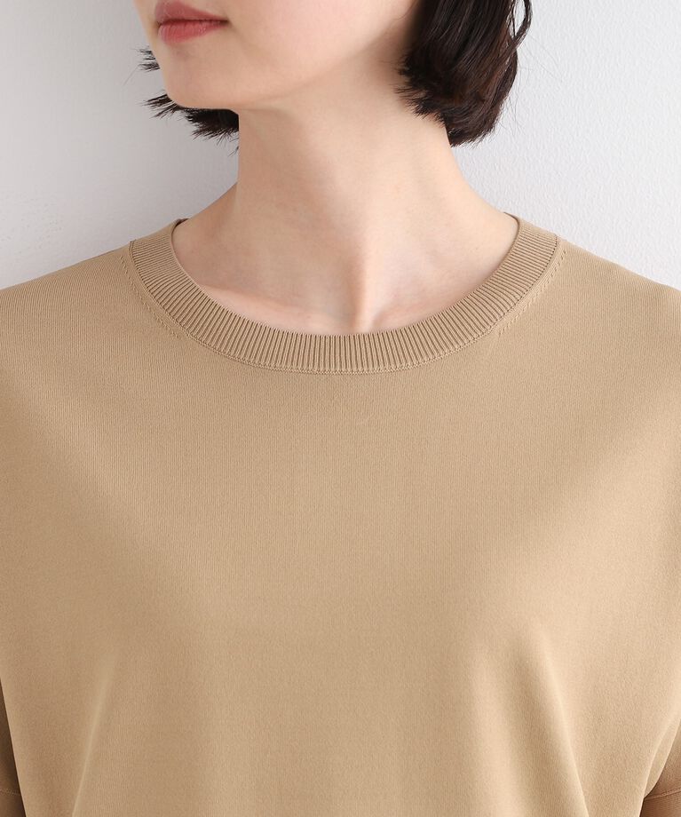 INDIVI「【洗える／サマーニット】Tシャツライクニット」|ニット・セーター|