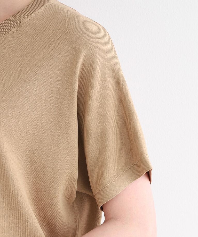 INDIVI「【洗える／サマーニット】Tシャツライクニット」|ニット・セーター|