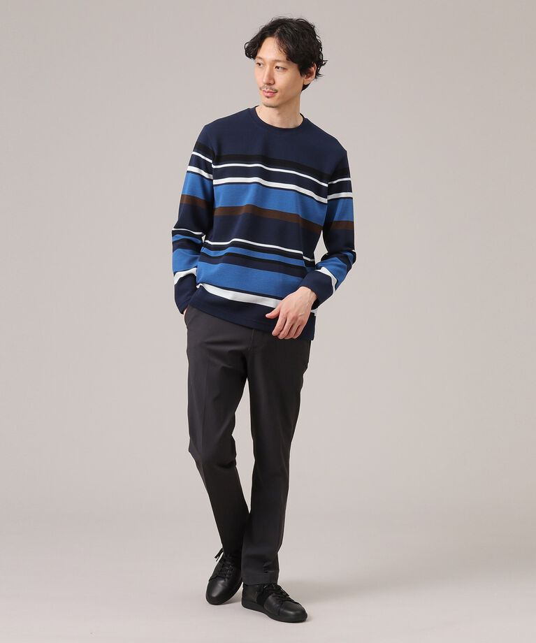 TAKEO KIKUCHI「【Sサイズ～】リップルパネルボーダー」|Tシャツ・カットソー|