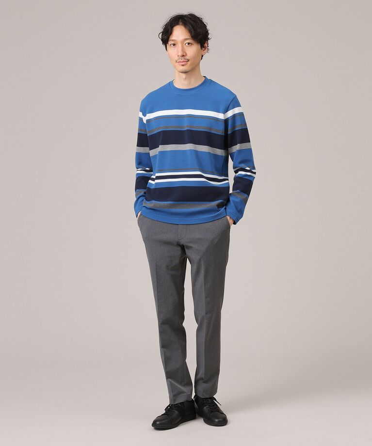 TAKEO KIKUCHI「【Sサイズ～】リップルパネルボーダー」|Tシャツ・カットソー|