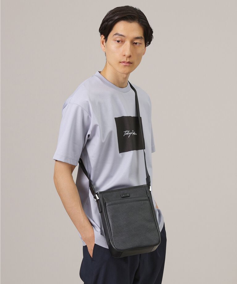 TAKEO KIKUCHI「【日本製/プリントT】ラフタッチ ボックスプリント Tシャツ」|Tシャツ・カットソー|