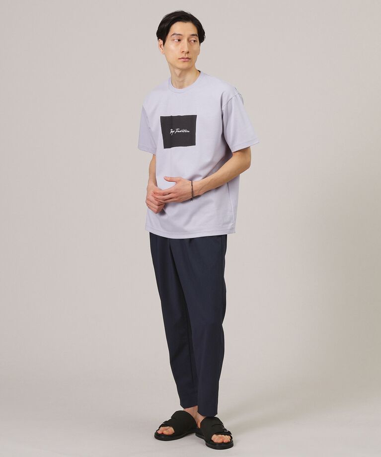 TAKEO KIKUCHI「【日本製/プリントT】ラフタッチ ボックスプリント Tシャツ」|Tシャツ・カットソー|