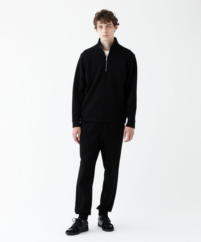 TAKEO KIKUCHI「【THE FLAGSHIP】ウール ダンボール ハーフジップ プルオーバー」|Tシャツ・カットソー|