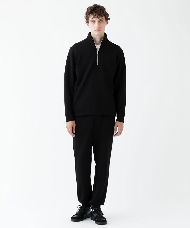 TAKEO KIKUCHI「【THE FLAGSHIP】ウール ダンボール ハーフジップ プルオーバー」|Tシャツ・カットソー|