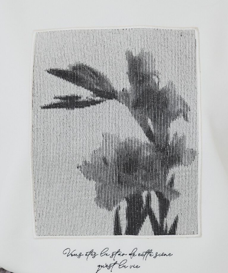 index「フォト刺繍トップス【洗濯機洗い可】」|Tシャツ・カットソー|