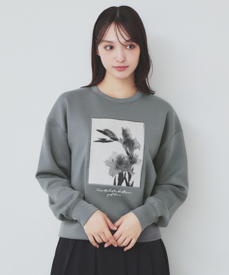 index「フォト刺繍トップス【洗濯機洗い可】」|Tシャツ・カットソー|