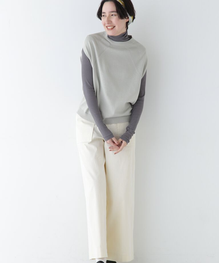  「◆コードストレッチベイカーセミワイドパンツ」|その他|