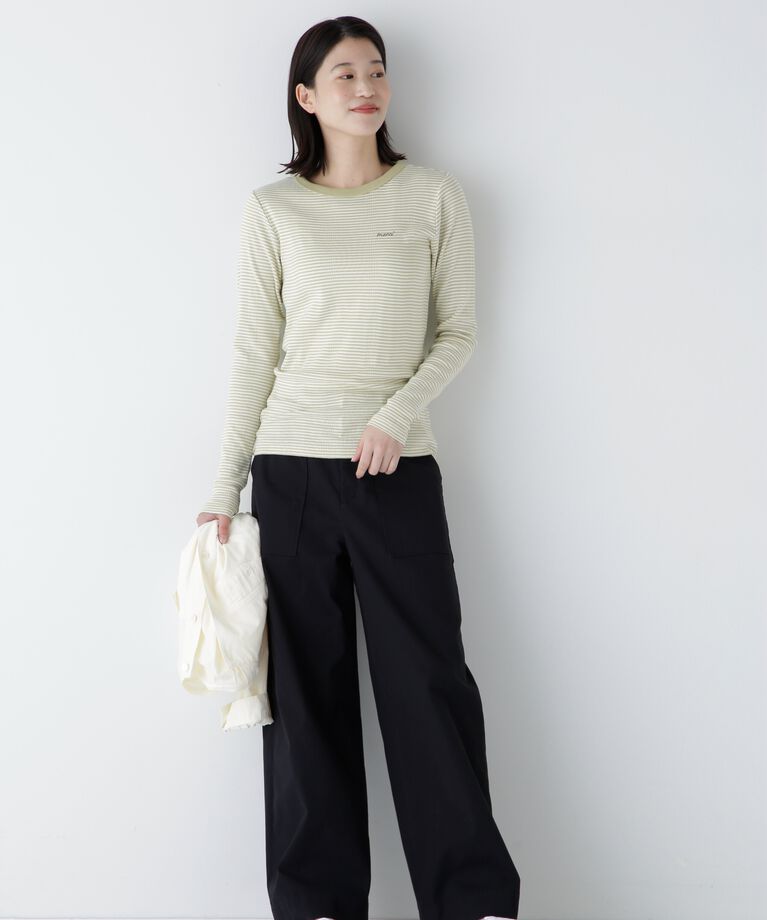 「◆コードストレッチベイカーセミワイドパンツ」|その他|