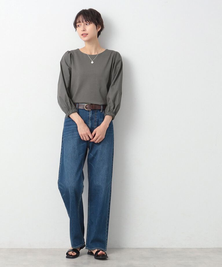 Dessin「【洗える】バルーンスリーブカットソージャージ」|Tシャツ・カットソー|
