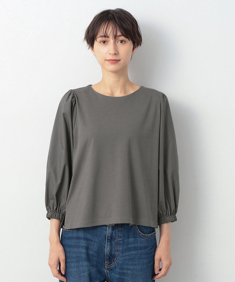 Dessin「【洗える】バルーンスリーブカットソージャージ」|Tシャツ・カットソー|