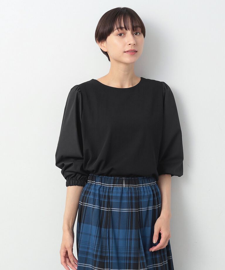 Dessin「【洗える】バルーンスリーブカットソージャージ」|Tシャツ・カットソー|