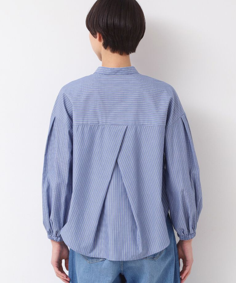 Dessin「【洗える・4サイズ展開】バンドカラーシャツ（XS～L）」|シャツ・ブラウス|