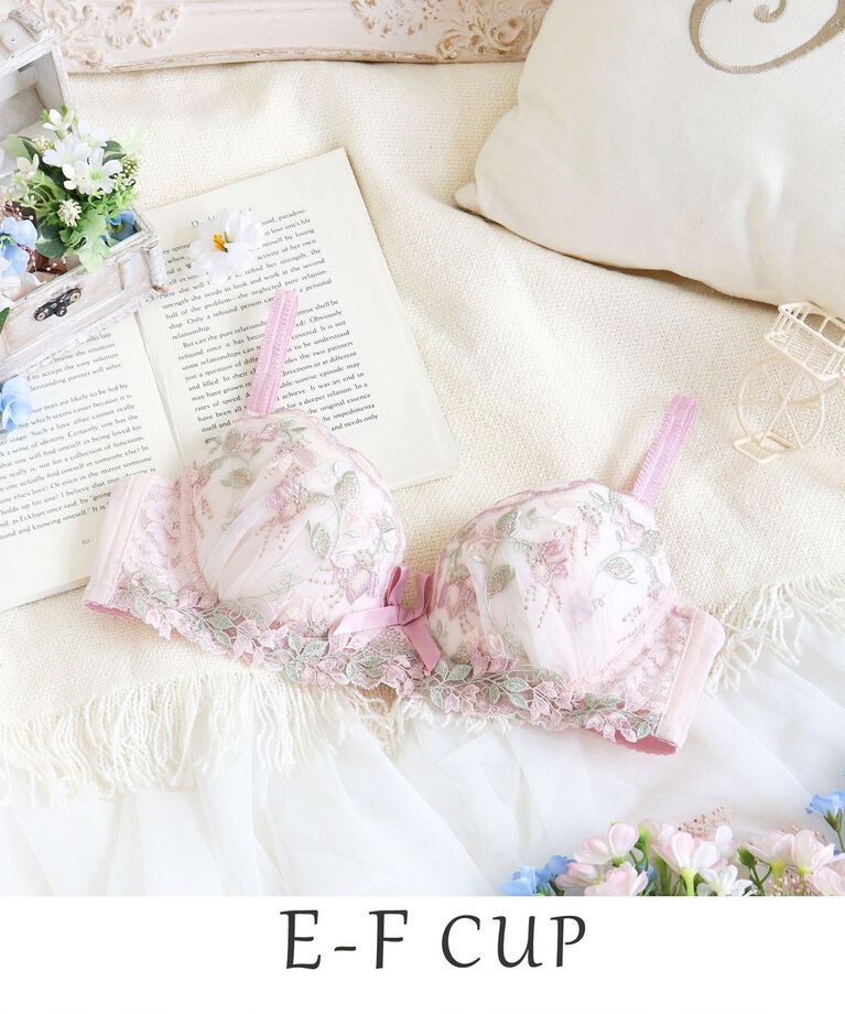 Risa Magli「ソア ブラジャー（E-F）＜スウィートリッチ＞」|インナー|ピンク(071)