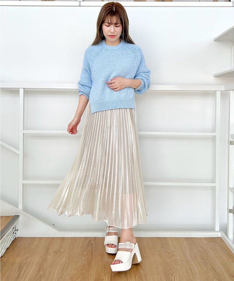 ESPERANZA「飾りバックル一体底ミュール 24SS」|サンダル|
