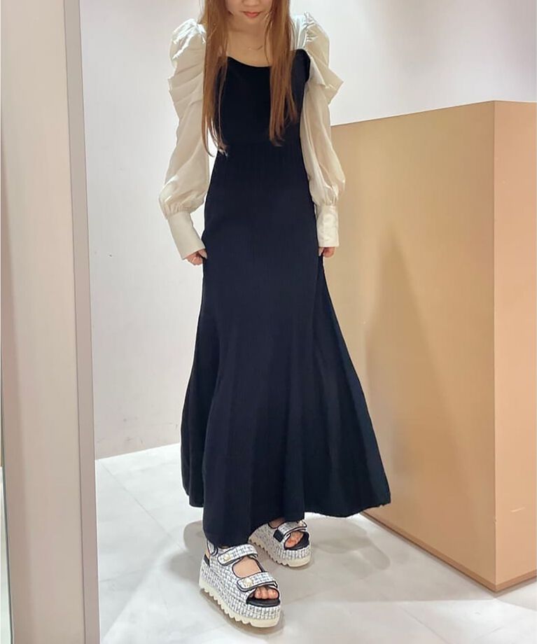 ESPERANZA「ツイードパール調厚底スポーツサンダル 24SS」|サンダル|