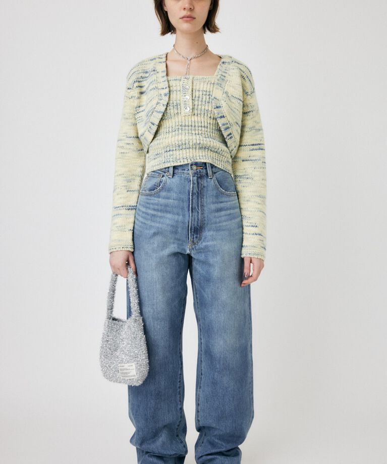 MOUSSY「KNIT BOLERO セット」|ニット・セーター|