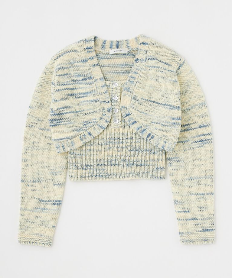 MOUSSY「KNIT BOLERO セット」|ニット・セーター|