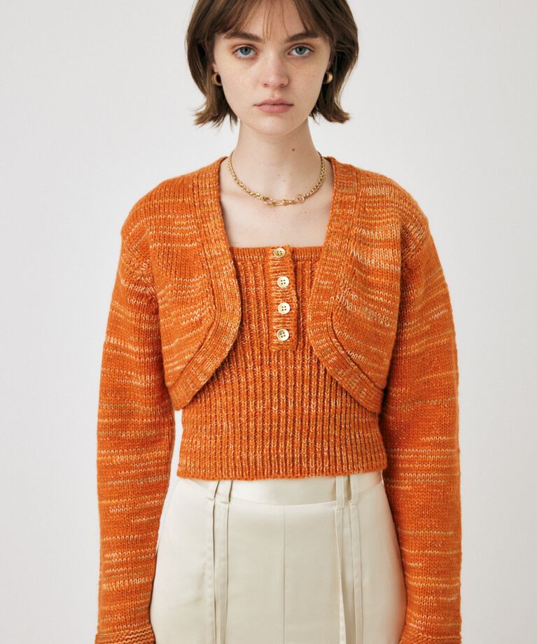 MOUSSY「KNIT BOLERO セット」|ニット・セーター|ORG