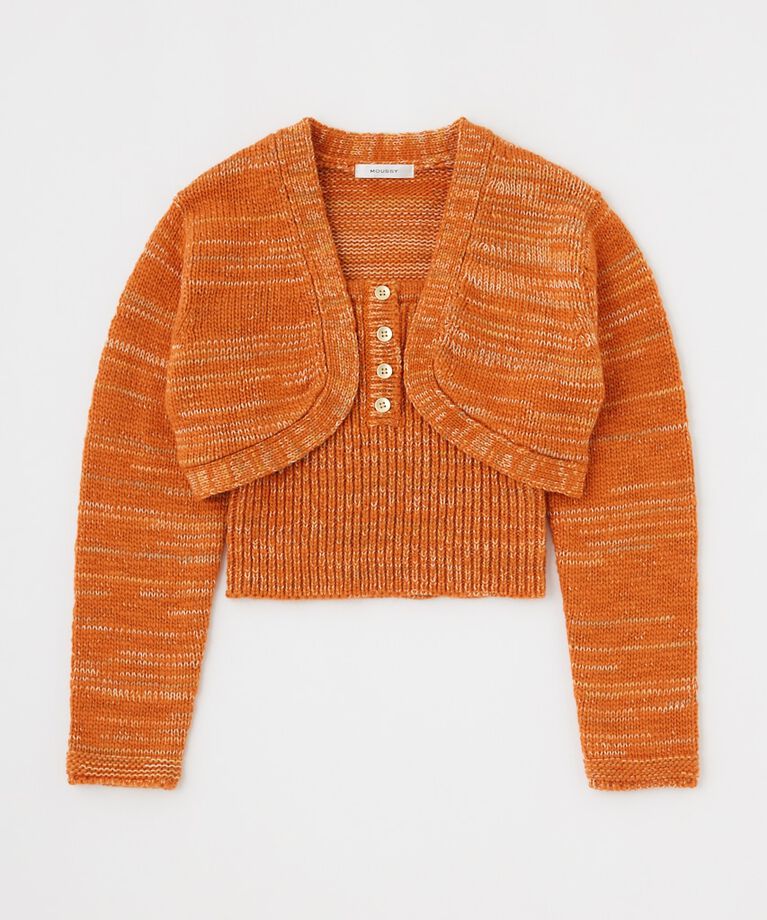 MOUSSY「KNIT BOLERO セット」|ニット・セーター|