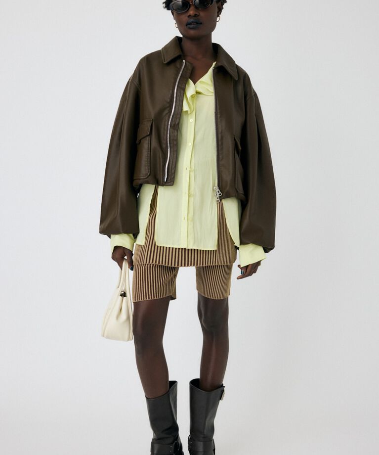 MOUSSY「RUFFLE ブラウス」|シャツ・ブラウス|