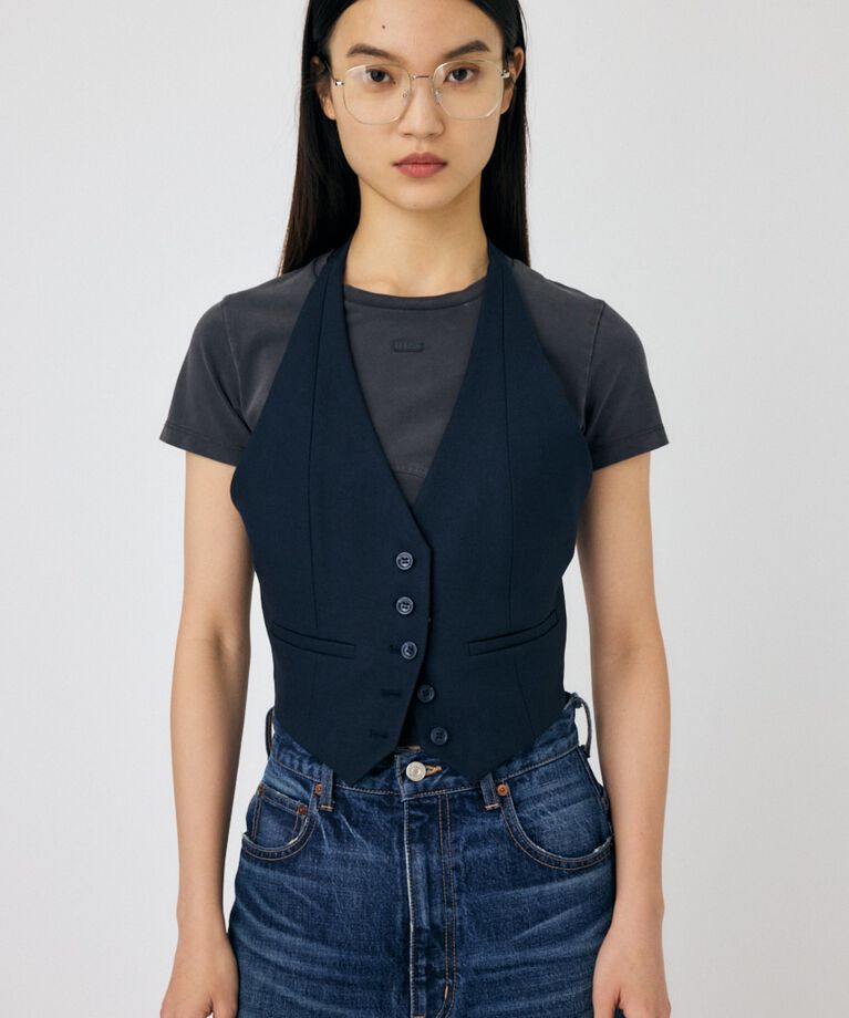 MOUSSY「HALTER NECK SUMMER ベスト」|キャミソール|