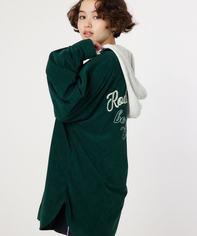RODEO CROWNS「LOGOコーデュロイフードシャツ」|シャツ・ブラウス|