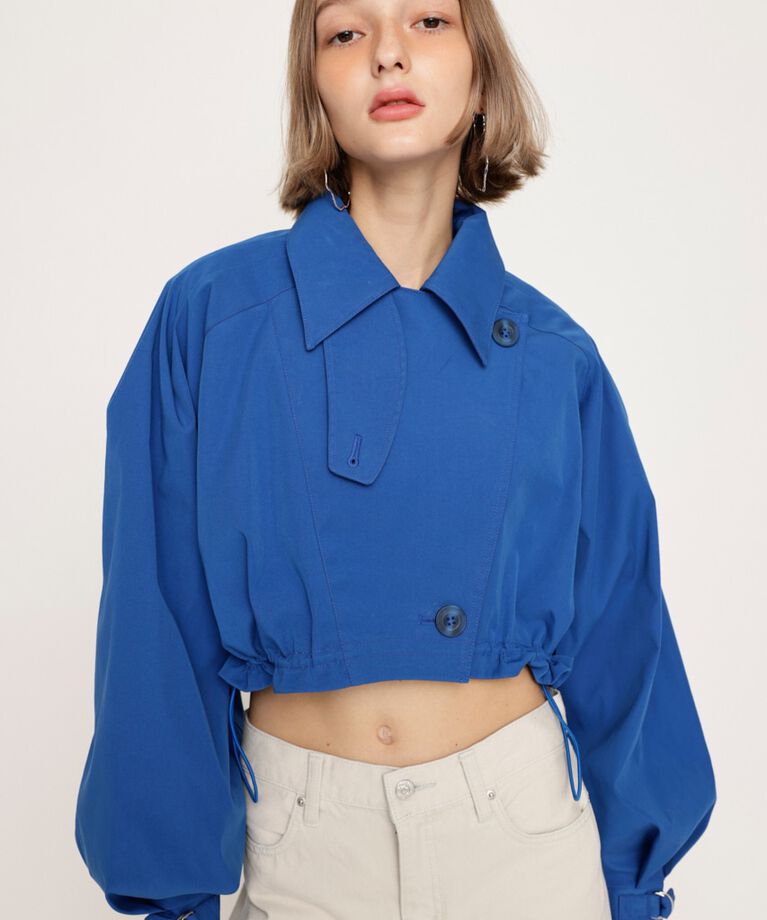 SLY「CROP VOLUME TRENCH ジャケット」|その他|BLU