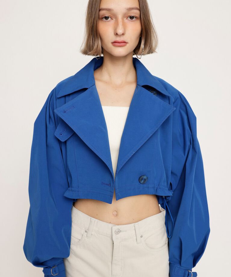 SLY「CROP VOLUME TRENCH ジャケット」|その他|