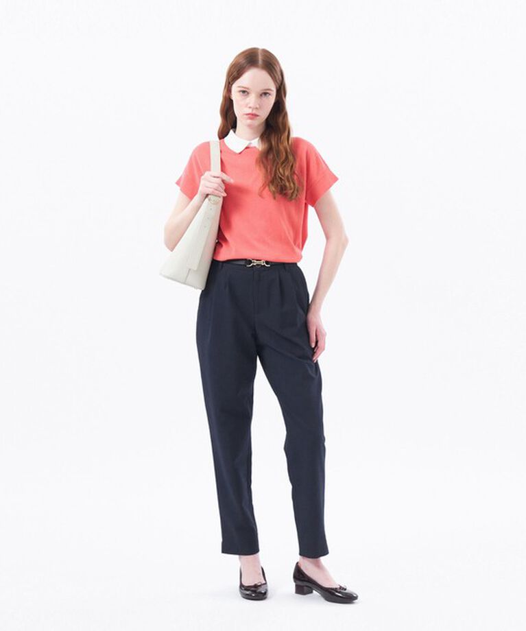 MACKINTOSH PHILOSOPHY「【Bicolor Knit Polo（バイカラーニットポロ）】ハーフスリーブ」|ニット・セーター|