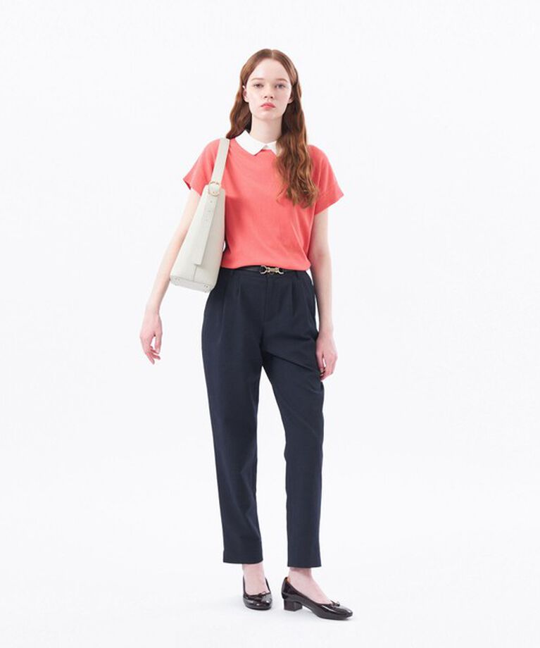 MACKINTOSH PHILOSOPHY「【Bicolor Knit Polo（バイカラーニットポロ）】ハーフスリーブ」|ニット・セーター|