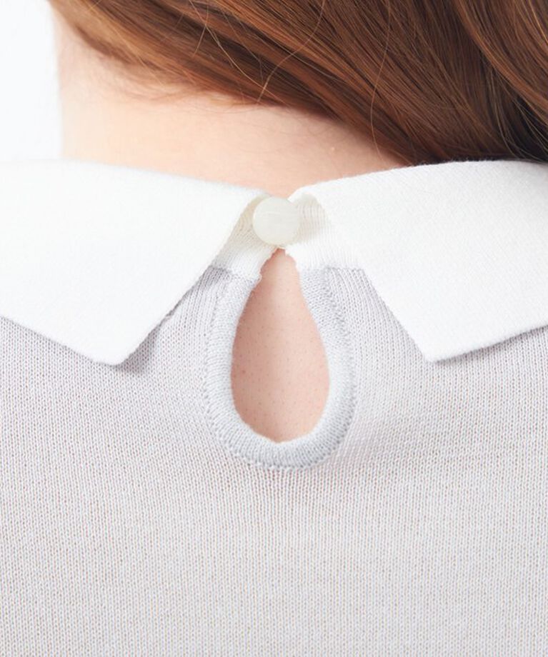 MACKINTOSH PHILOSOPHY「【Bicolor Knit Polo（バイカラーニットポロ）】ハーフスリーブ」|ニット・セーター|