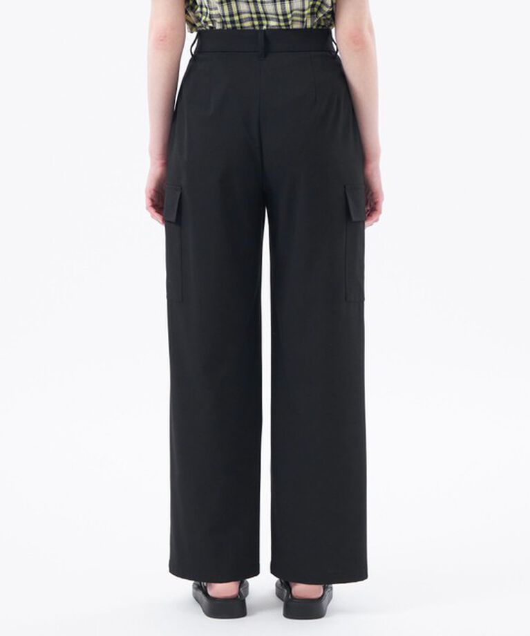 MACKINTOSH PHILOSOPHY「ストレッチツイルワイドパンツ」|カーゴ|