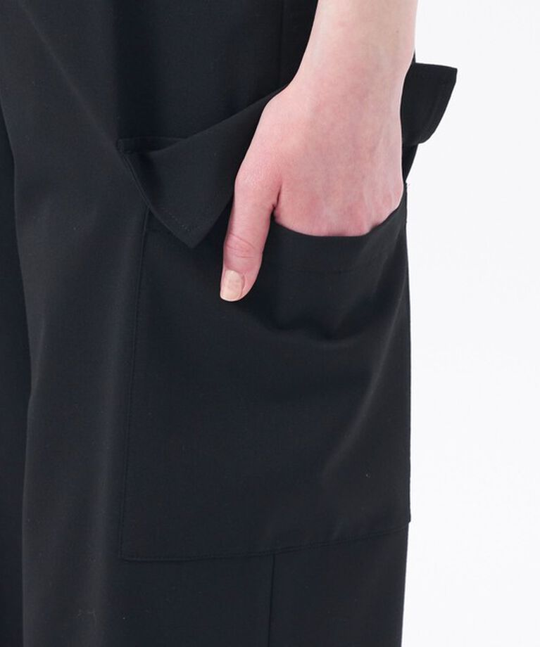 MACKINTOSH PHILOSOPHY「ストレッチツイルワイドパンツ」|カーゴ|