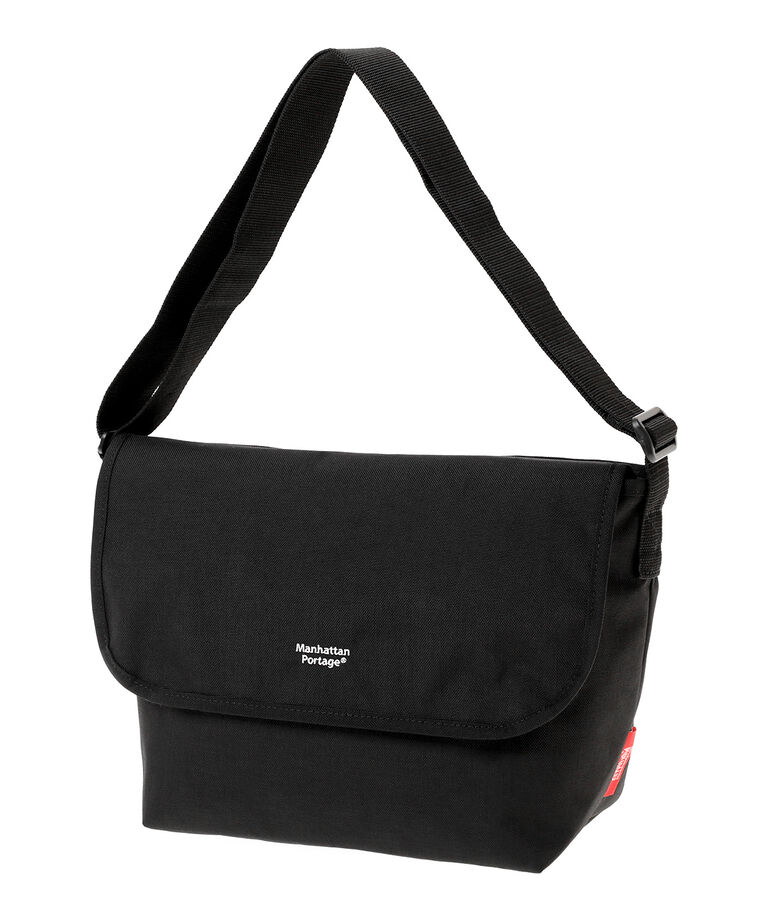 Manhattan Portage「NY Messenger Bag JR Back Pocket W/ Divider Magnet」|ショルダー・メッセンジャー|BLK
